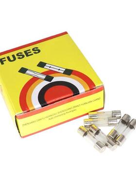 F10Al250v保险丝10A 250V 5*20mm 插排接线排鱼缸常用保险管100只