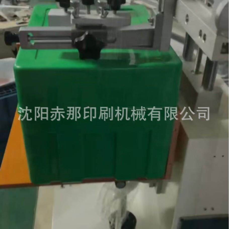 打火机塑料箱收纳盒丝网印刷机 塑料水壶喷壶滚印机 操作简单