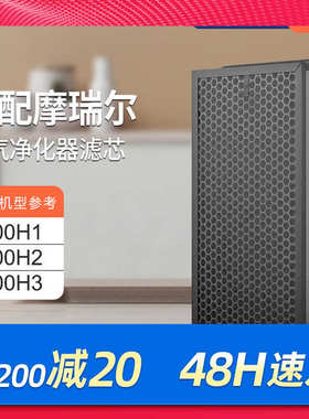 适配摩瑞尔空气净化器过滤芯南极风K00A3/K00H3过滤网套装PM2.5