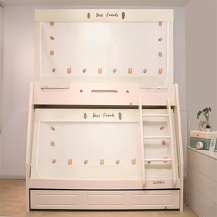 A6形L子母床蚊帐1.m光上下铺1.5梯家用遮高低2床1.3米儿童双F7673