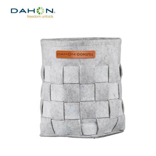 大行DAHON折叠自行车车手工编织毛毡篓子电动脚踏车筐菜篮