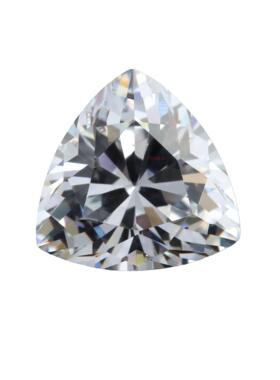 合源头厂家热桑销肥三角超白D色胖角SZ006莫石裸石圆三角成三硅碳