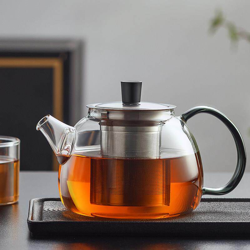 家用高端大容量耐热玻璃茶壶单壶茶水分离泡茶水壶