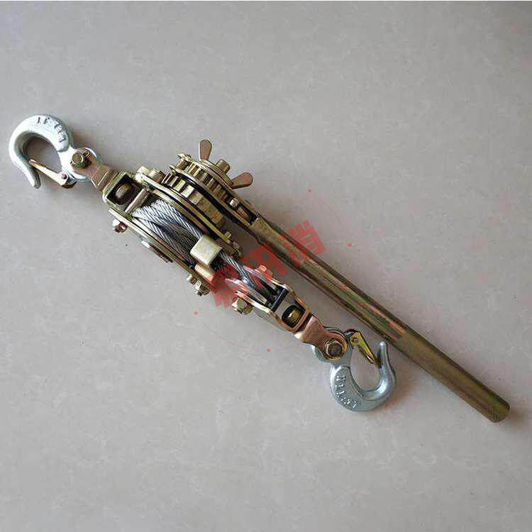 多功能手动紧线器棘轮式双钩紧绳器钢丝绳紧固器双钩紧线钳