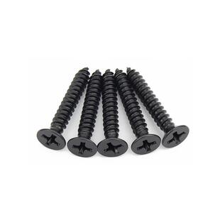 KA2 精密平头小螺丝GB846 2.6碳钢铁发黑十字槽沉头尖尾自攻螺钉