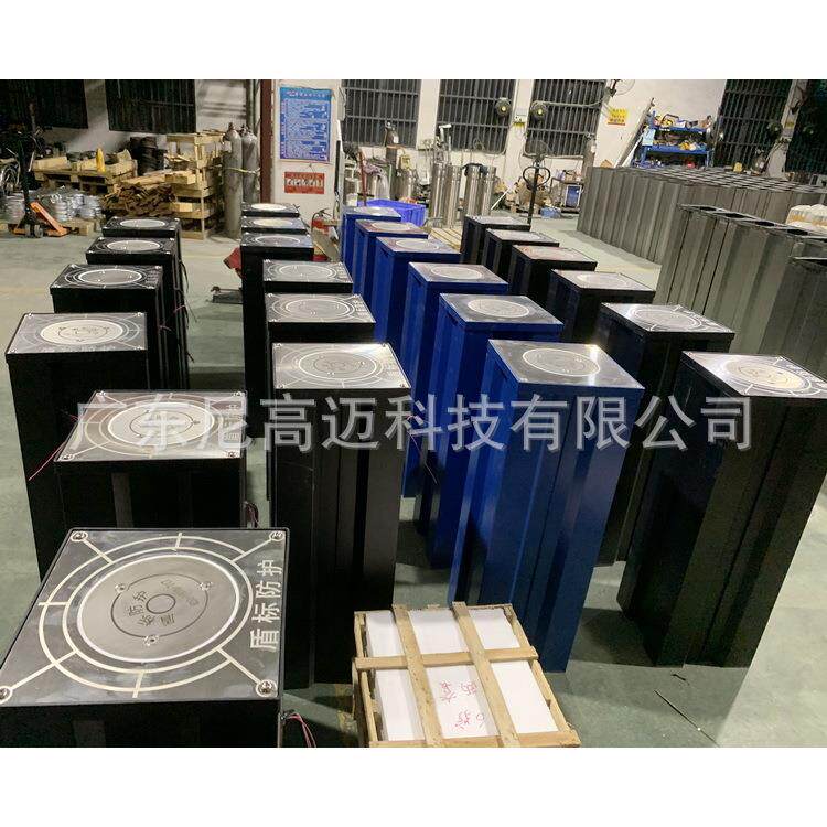 方桶全自动升降柱 交通升降警示桩 智能电动液压一体式升降柱路障