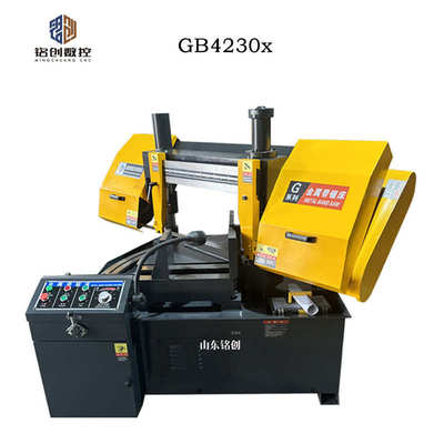 出口品质 GB4235x转 角度锯床 卧式液压金属带锯 0-45度角度斜切