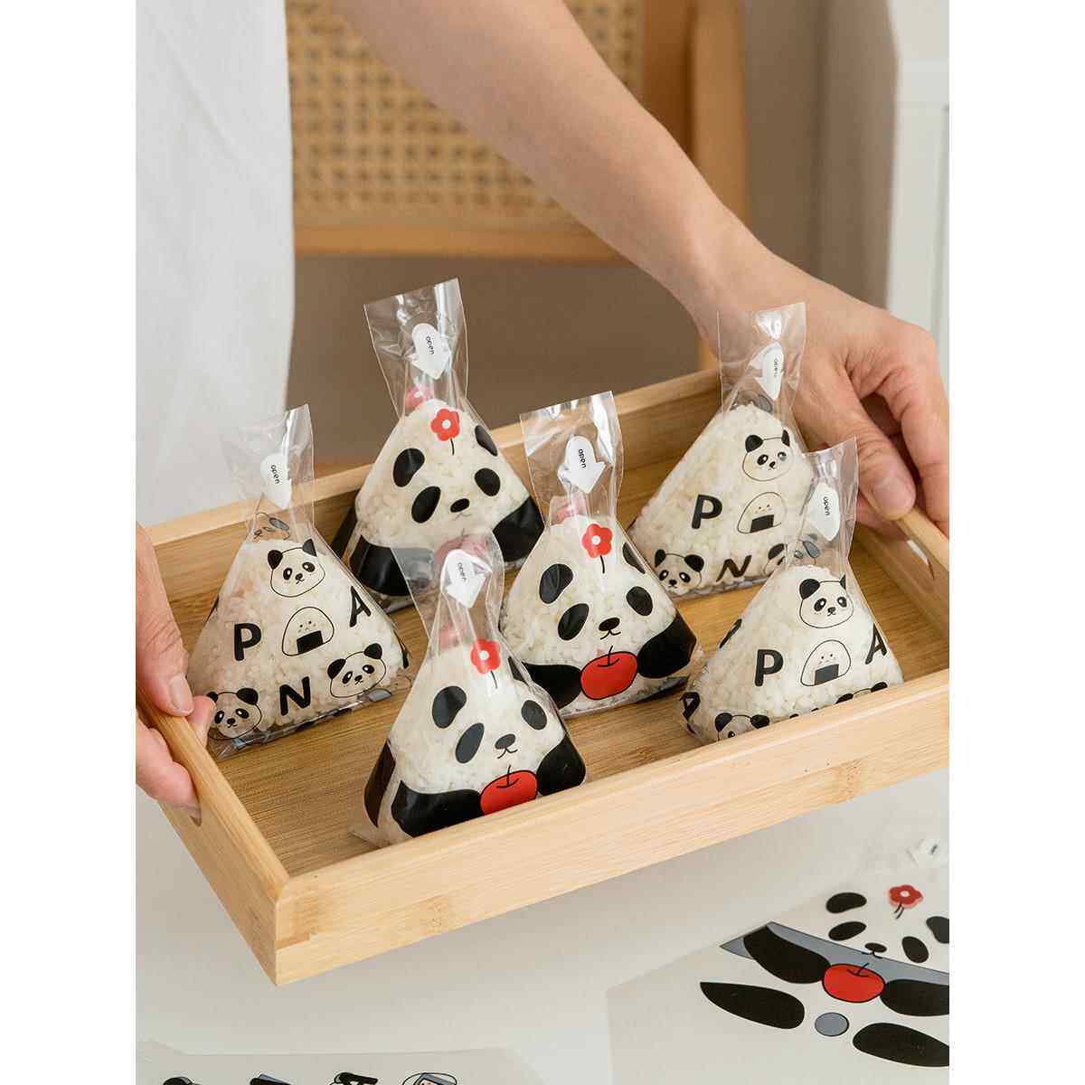 日式三角饭团包装纸专用食品级糯米可微波饭团袋模具打包自制海苔