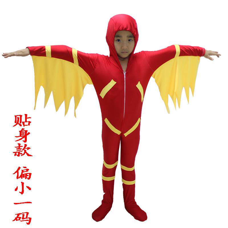 高档一幼儿园舞蹈通剧焰火火苗舞台扮演六服表演服儿童火娃卡演出