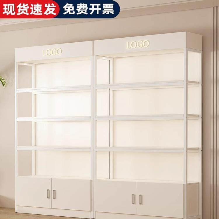 超市货架展示柜陈列化妆品置物架产品样品多层宠物文具母婴便利店