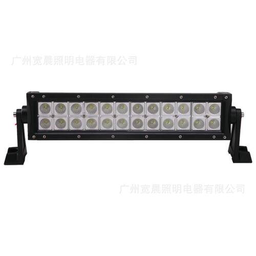 72W LED长条灯越野车灯适用13.5英寸牧马人车顶灯保险杠引擎盖灯