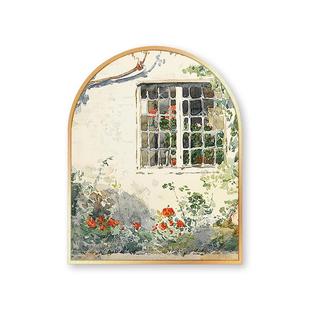 0BRE批发法式 饰画卧室客厅餐厅 轻奢ins田园复古小众小清新风景装