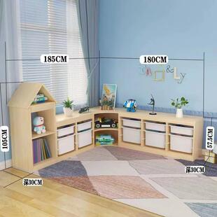 实木儿童收纳柜幼儿园储物柜舒法特储物柜