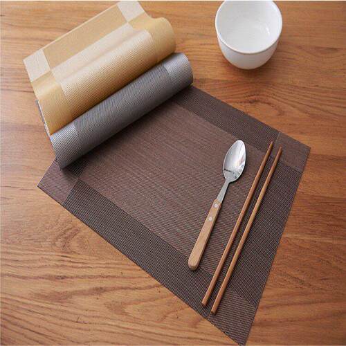 PVC teslin meal mat hotel restaurant placemat table food