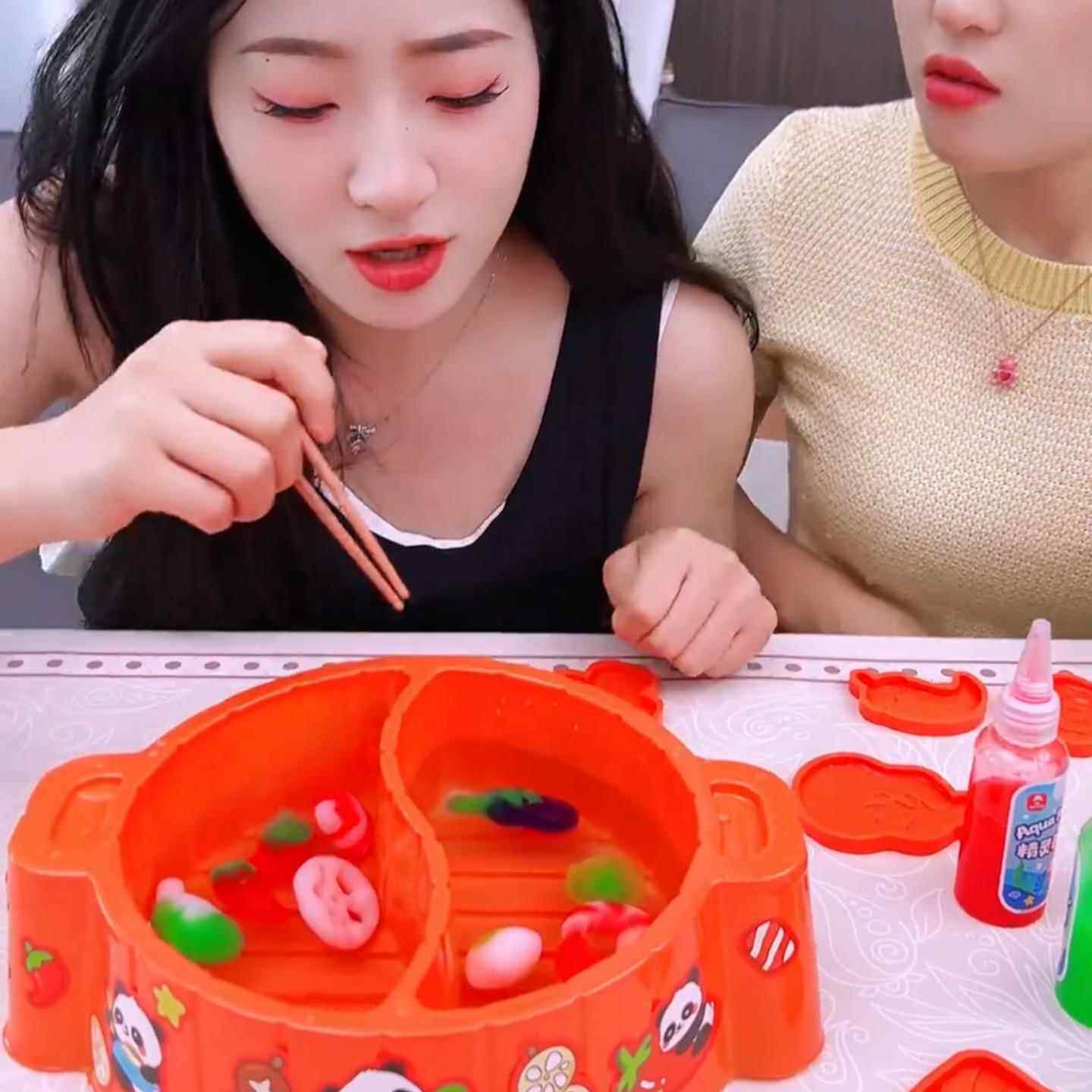 火锅玩具魔幻水精灵水宝宝材料包男女孩彷真厨房做饭扮家家酒玩具