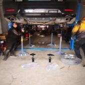 汽修安全支架轿车底盘手摇升降机修车升降托 托架变速箱加厚辅助