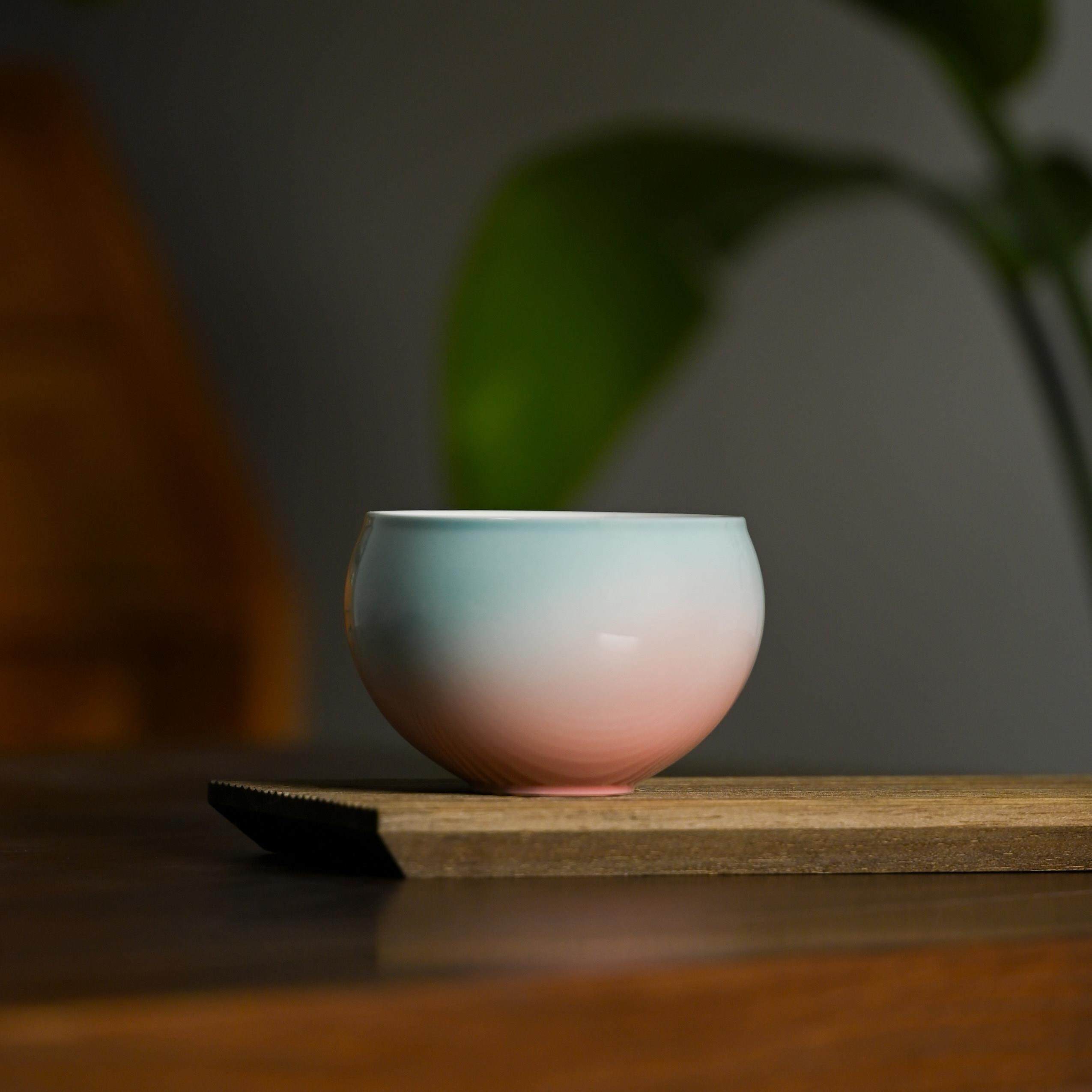 窑宝宣 蛋杯 300毫升拿铁杯 丸子杯奶咖杯拉花杯手作咖啡杯出品杯