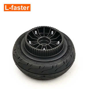 英寸充气轮 6.3 160 8MM电动滑板 带60齿同步轮内孔 faster