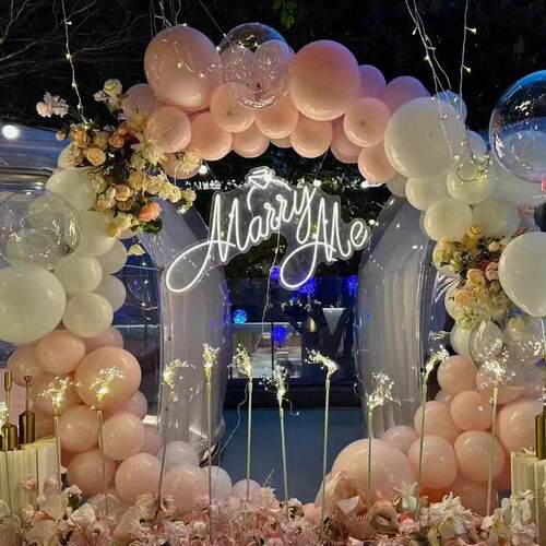 Marry Me Marry Me求婚灯霓虹灯定制生日快乐Led灯生日快乐灯标志