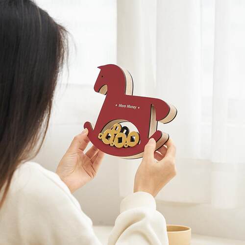 woz意oom准马TYOS530上有钱风铃挂件家居客厅玄关屋装饰暴品富创