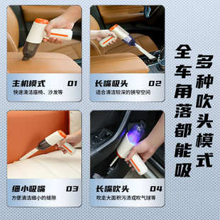 无线充电吸吹两用车载吸尘器家用小型迷你手持汽车车内大功率吸尘