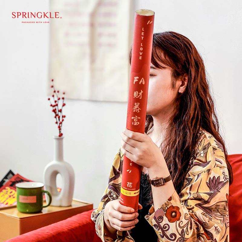 springkle结婚礼花炮手持喷花筒婚庆派对礼炮雨气氛道具用品大全