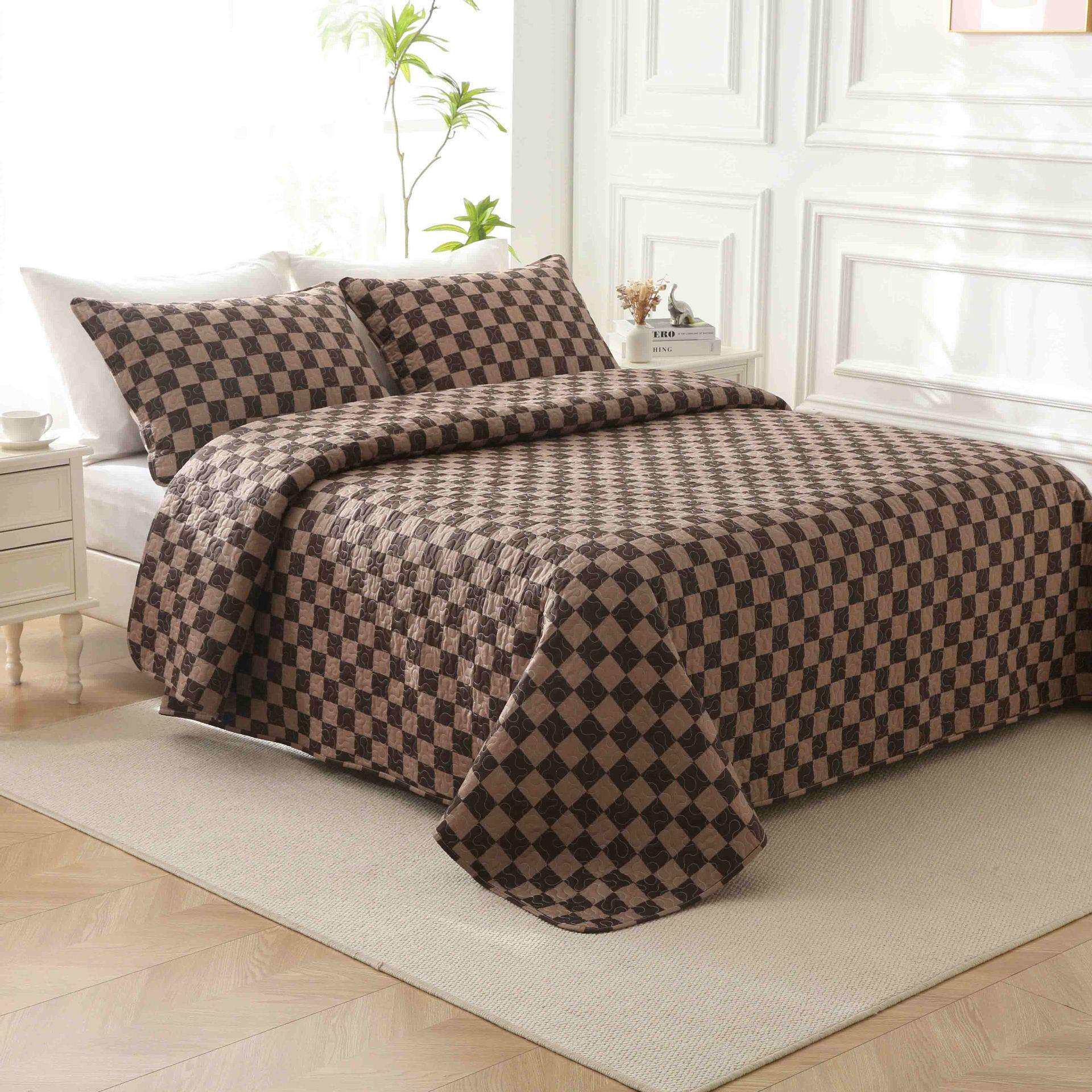 多功能水洗印花床盖床罩夏季薄款被子单床单全棉盖毯沙发毯