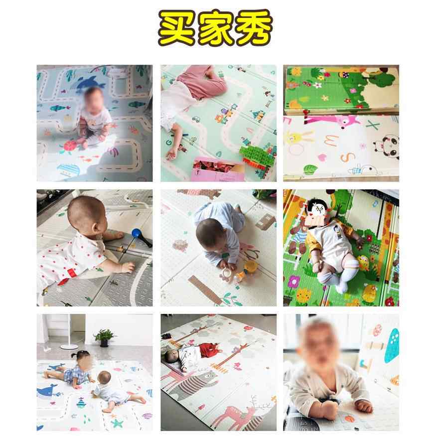 正品儿童垫爬行垫折叠垫子拼图地客毯小孩铺地宝宝铺垫厅上坐泡沫