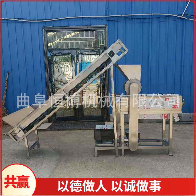 直发工业沙棘果螺旋榨汁机 生姜破碎榨汁机 商用胡萝卜粉碎榨汁机