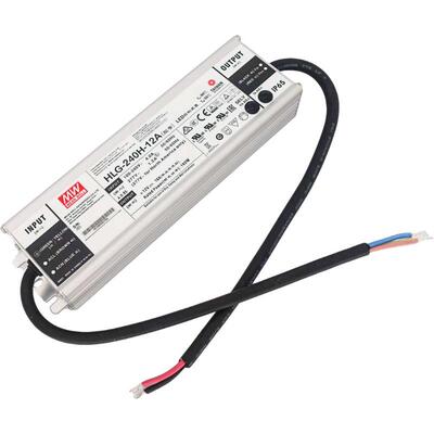 明纬HLG系列12V24V36V48A防水LED电源100H240H恒压恒流320H480W65