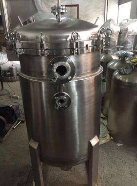 BWDL-5P-2.5M2保温夹套袋式过滤器不锈钢多袋过滤器袋式过滤器