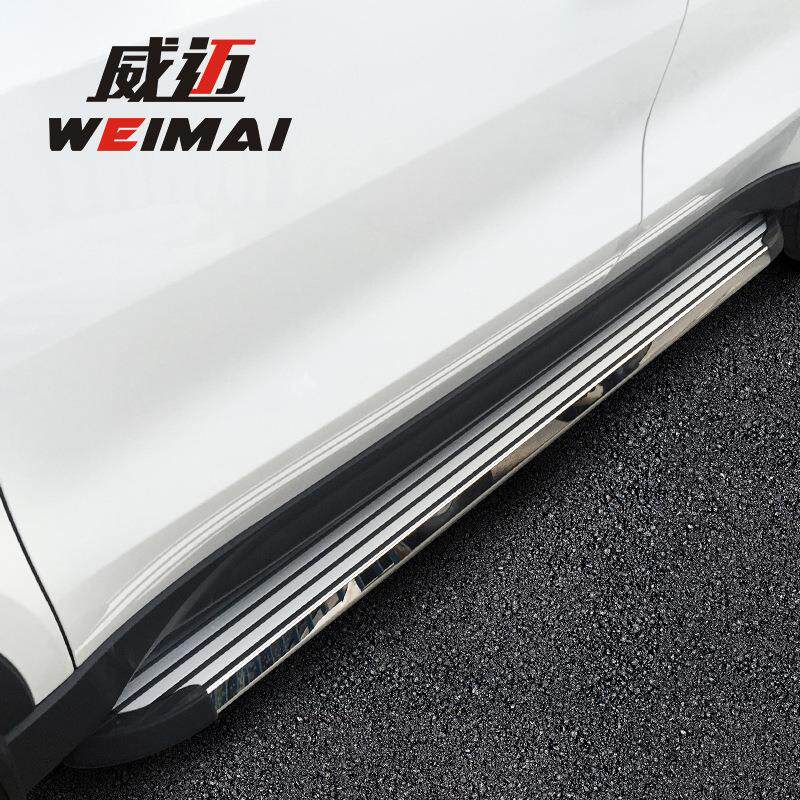 适用斯巴鲁森林人XV傲虎纳智捷U6大7汽车迎宾脚侧踏板加改装