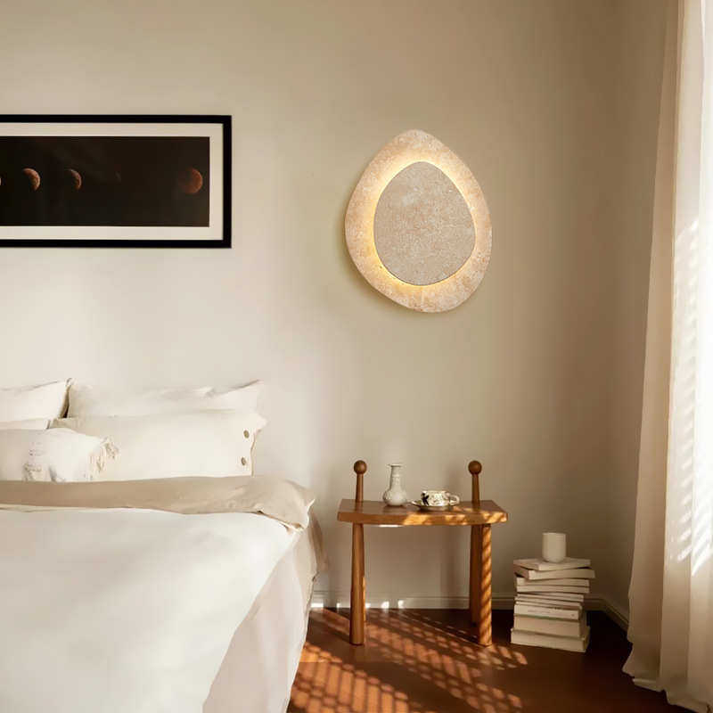 墙新款壁灯墙客厅设计感黄灯风石卧室洞背景创意灯书房简约,家装灯饰光源,壁灯,淘宝优惠券,粉丝福利购,淘宝优惠卷