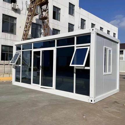 集装箱移动房办公室定制彩钢集成房屋住人简易组装可拆卸活动板房
