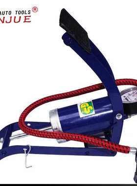 车载脚踩打气筒摩托车自行车充气泵车用高压脚踩打气泵650G