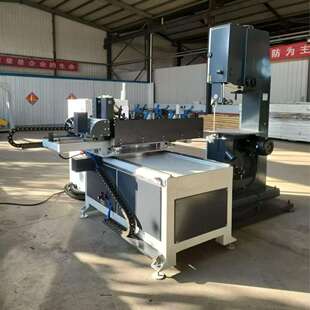 全自数控曲线带锯机出割口猫抓木板瓦楞纸切带动锯机实3333家具餐