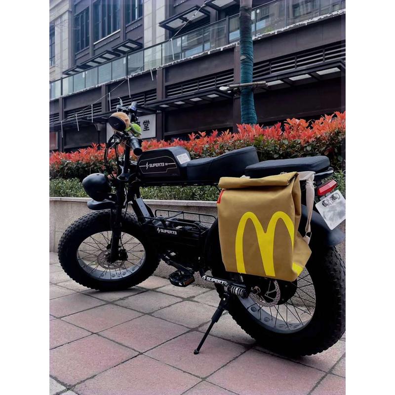 麦当劳电动车挂物包踏板摩托车边包侧包电瓶车后备箱挂包前置