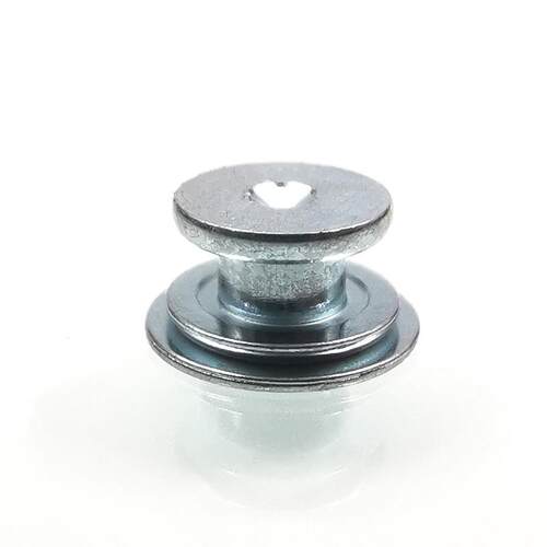 HSKS-R1.5/R2/R2.5-2.5/3.2/4铁镀锌定位支撑柱间隔柱定位销 螺柱