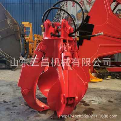 起重配件双梁起重机抓斗不锈钢液压垃圾车间运送物料单梁抓斗