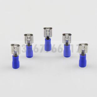 1000祇 6.3插簧线耳母预绝缘端头 FDD2 250冷压接线端子