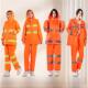 加厚双层环卫雨衣工地劳保分体雨衣路政园林户外清洁反光雨衣套装