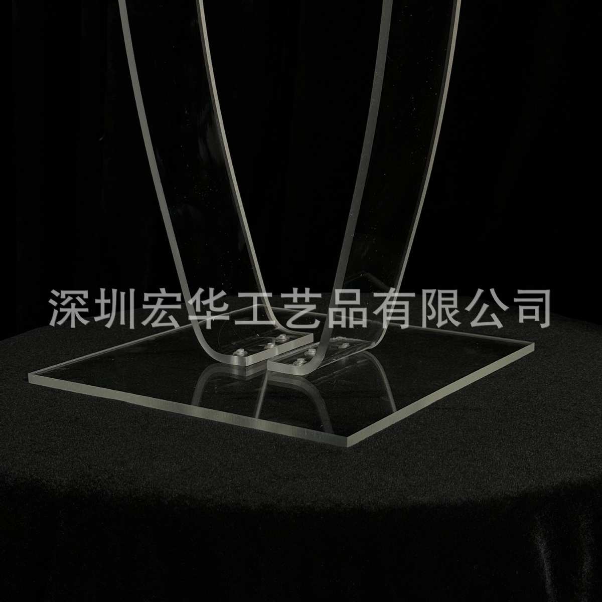 新款透明可拆分亚克力花架婚礼堂宴会厅高端会所餐桌装饰桌花摆件