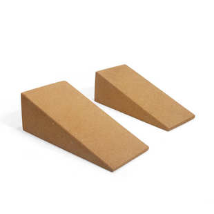 抬高健身蹲斜抬脚板拉跟小腿块软木训练瑜伽伸平深砖坡道楔形举重