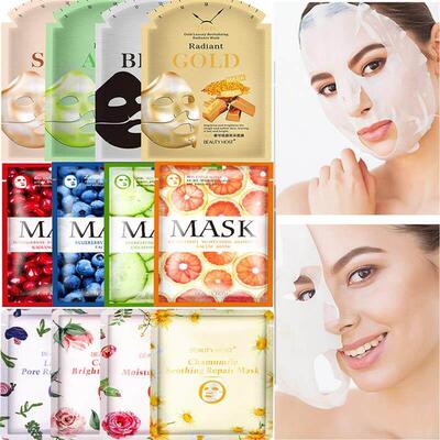 Face Mask Natural Fruit Plant Moisturizing Oil-Control Blueb