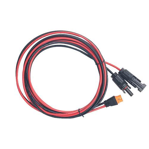 MC4转XT60I（2+1）带信号针 2米1015红黑12AWG线长度可订制接控制