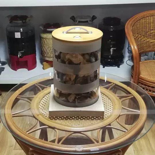 139硅加厚高硼玻璃陈皮茶糕叶桶干果点罐月饼五谷杂粮密封盒储物