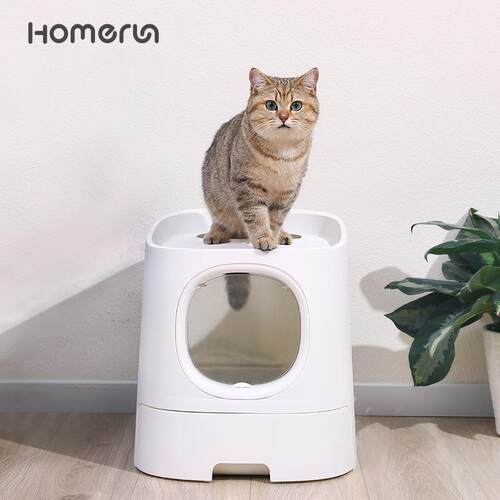 霍曼homerun 头等舱猫砂盆全半封闭特大号抽屉式猫厕所除臭防外溅