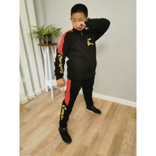 正品秋散冬儿童打习武夹加绒服厚武术训练服练习服套装可自由印刷