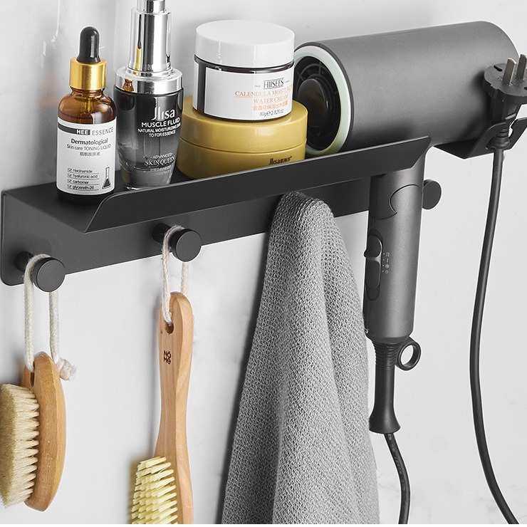 欧式吹风机架浴室置物架壁挂卫生间免打孔电吹风架家用收纳架,家庭/个人清洁工具,吹风机置物架,淘宝优惠券,粉丝福利购,淘宝优惠卷