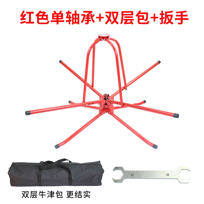 双轴承地暖放管器地热地暖管放管器架子盘管器架铺地暖管工具折叠